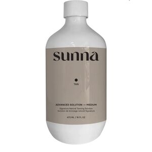 Sunna Advanced Tan Solution Pro Spraytan Solution MEDIUM 16oz Full Sizw